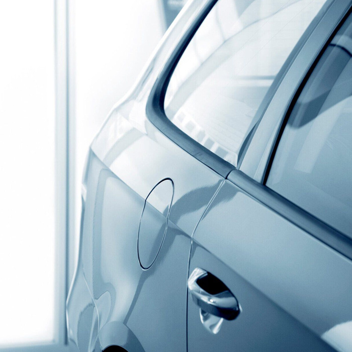 tinted car window
