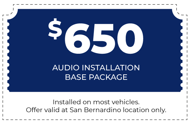 AUDIO INSTALLATION BASE PACKAGE